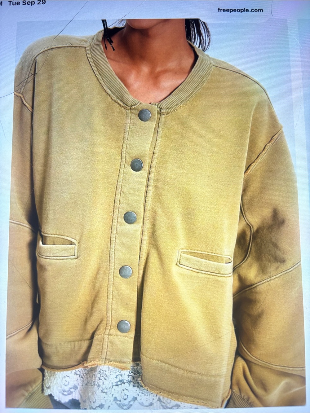 Free People Jackie workout cardi